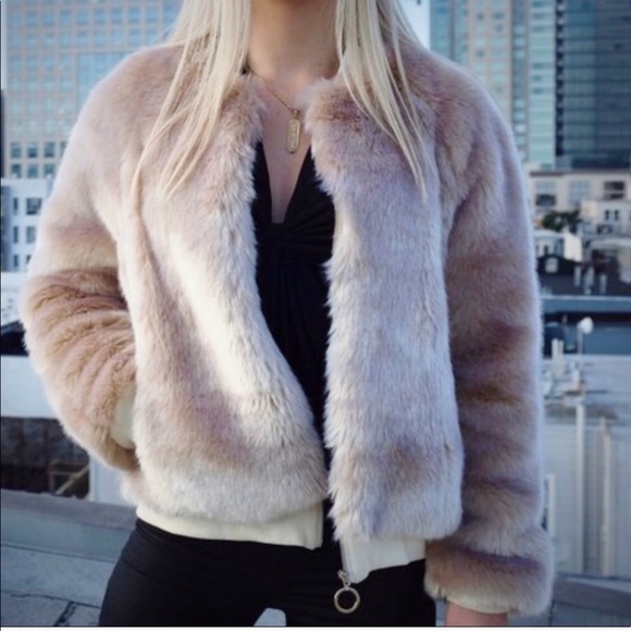 Jackets & Blazers - Custom Fur Bomber Jacket